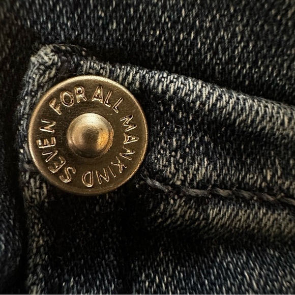 7️⃣ SEVEN FOR ALL MANKIND 🔥 WOMEN’S B(air) Mid-Rise Ankle Skinny Jeans - Sz 27 - Picture 12 of 16